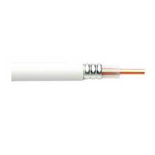 1/2" Coaxial Plenum HFAC Low Loss High Flexible Air Dielectric Feeder Cable White HFAC-12DPV 1000 ft
