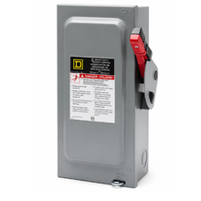 30A 600V 3 Pole Steel Heavy Duty Indoor Safety Switch HU361