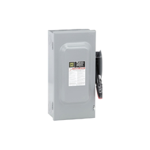 30A 600V 3 Pole Steel Heavy Duty Indoor Safety Switch H361N
