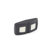 Square Black Hard Body 2 with White Lens Switch Actuator VVFAAC00-000