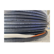 12 Fiber OFCP OM4 MM Indoor/Outdoor Interlock Armored TB Fiber Cable Black L4012PW01