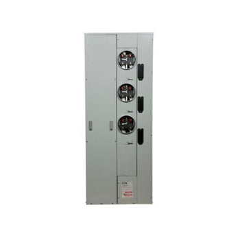 200A 120/240VAC 3-Gang Meter Pack with Horn Bypass 1MP3206RRLB