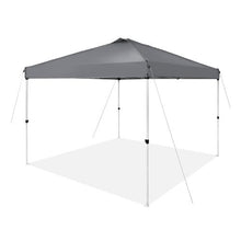 10x10FT 250D PU Silver Coated Tarp with Portable Roller Bag Dark Gray