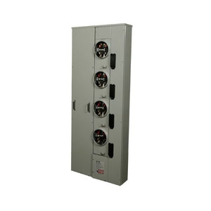 200A 120/240VAC 4-Gang Meter Pack with Horn Bypass 1MP4206RRLB