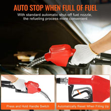 8 GPM 12V Portable Fuel Transfer Pump Kit with Auto Nozzle