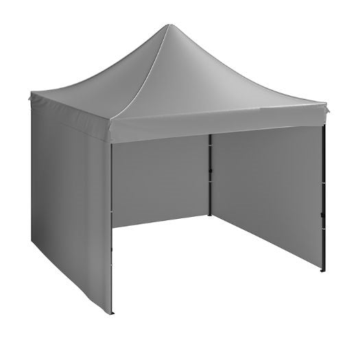10x10FT Outdoor Camping Canopy Screen Tent With Removable Sidewalls Dark Gray