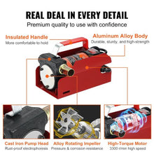 10 GPM 12V Portable Fuel Transfer Pump Kit with Auto Nozzle