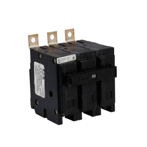 240V 3-Pole 80A Bolt-On BAB Circuit Breaker BAB3080H