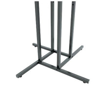 4 Way Garment Rack with Straight Arms Matte Black K10MAB