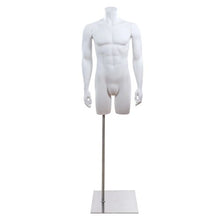 3/4 Inch Headless Male Terso Mannequin Forms With Base MTORSO34HL