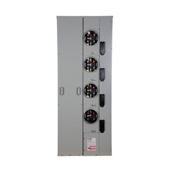 NEMA 3R 200A 120/240VAC 4-Gang Meter Pack 1MP4206RRL