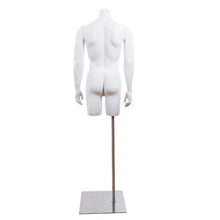 3/4 Inch Headless Male Terso Mannequin Forms With Base MTORSO34HL
