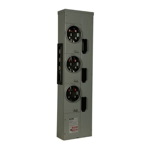 200A 120/240VAC 3-Gang Meter Pack 1MM320RRL