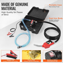 10 GPM 12V Portable Fuel Transfer Pump Kit with Auto Nozzle & Carry Case