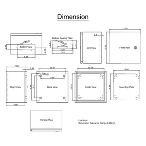 Inch dimension
