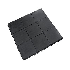 3' x 3' Safety-Step Solid-Top Anti-fatigue Ergonomic Dry Mats