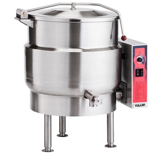 Vulcan 60 Gallon Stationary 2/3 Steam Jacketed Electric Kettle - 208V, 3 Phase, 18 kW K60EL