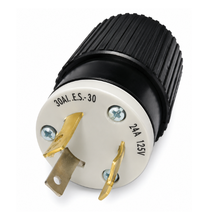 30A 125V Flanged Power Inlet L530F