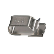 2 Wire Stainless Steel Metal Edge Wire Clip Silver MEC100-90-2PV-C (Pack of 100)