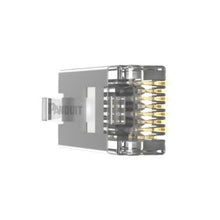 1-Port 8-Position 8-Wire High Performance Unshielded Modular Plug Clear MPS588-C (Pack of 100)