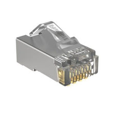 1-Port 8-Position 8-Wire High Performance Unshielded Modular Plug Clear MPS588-C (Pack of 100)