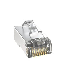 1-Port 8-Position 8-Wire High Performance Unshielded Modular Plug Clear MPS588-C (Pack of 100)