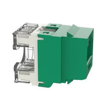 1 Slot 8 Position 8 Wire Punchdown Unshielded Jack Module Green NK688MGR-Q
