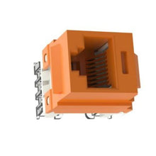 8 Position 8 Wire Punchdown Unshielded Keystone Jack Module Orange NK688MOR