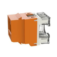8 Position 8 Wire Punchdown Unshielded Keystone Jack Module Orange NK688MOR