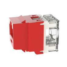 1 Slot 8 Position 8 Wire Unshielded Jack Module Red NK688MRD