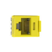 1 Slot 8 Position 8 Wire Punchdown Unshielded Jack Module Yellow NK688MYL-Q