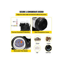 High Power Single Speed 2.5 HP Above Ground Swimming Pool Pump System