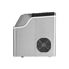 Portable 3 Size Options and Ice Basket Stainless Steel Ice Maker with 15-Minute Ice Production 45 Lbs/24H