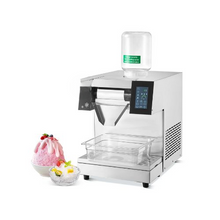 Commercial 573 LBS/24H Electric Snowflake Ice Machine with High-Efficiency Cooling