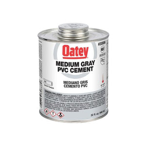 32 oz Premium Gray PVC Adhesive for Pipe & Fittings G30886