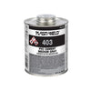 1 Quart Medium Bodied PVC Pipe & Fittings Cement Gray G40336S