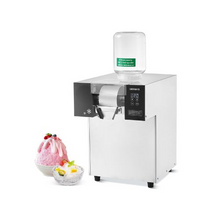 Stainless Steel Commercial 385 LBS/24H Shaved Ice Machine for Ice Cream & Beverage Applications