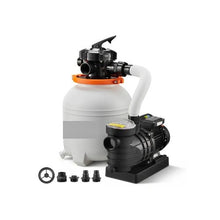 13-Inch Above Ground Pool Sand Filter Pump System with 0.75 HP Motor