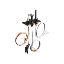 Gas Fireplace Pilot Burner Assembly Kit for Lennox, Superior, and Astria Models Black