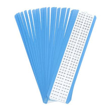 Pre Printed Wire Marker Card Vinyl Cloth White PCM-1-33 (Pack of 25)