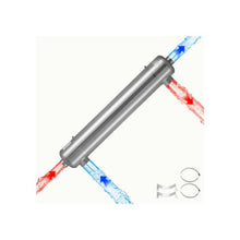 Large Capacity 360K BTU Swimming Pool Heat Exchanger with Corrosion Resistant Stainless Steel Construction for Spa and Tub Heating