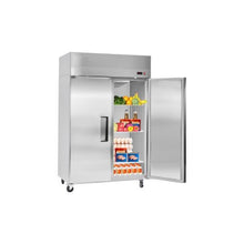 32.1 Cu.Ft. Professional 48 Inch Commercial 2 Door Commercial Refrigerator with Auto Defrost & Adjustable Shelves