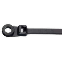Cross Section Standard Weather Resistant Locking Clamp Tie Black PLC4S-S10-C0 (Pack of 100)