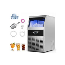 High Performance Commercial Ice Maker Machine 130 lbs/24H with 30 lb Storage Bin