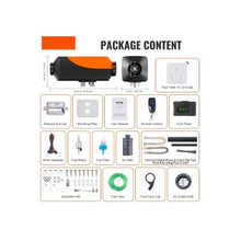 Automatic Bluetooth 8KW Diesel Parking Heater Kit with Remote