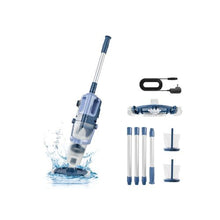 Handheld Rechargeable Pool Vacuum Cleaner 26 GPM Cordless Pool Spa & Hot Tub Cleaner Extension Pole