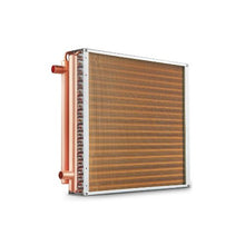 20 x 20 Inch Water-to-Air Heat Transfer Coil, 3-Row Copper Tube Design with Aluminum