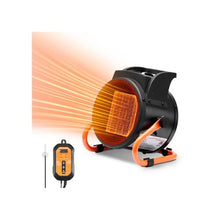 1500W Portable PTC 3-Speed Greenhouse Heater with Independent Thermostat & Overheat Protection