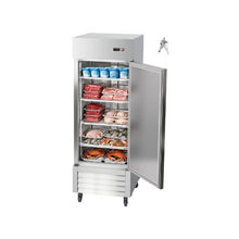 29 Inch Commercial Reach In Upright Freezer 22 Cu.Ft. Single Door Stainless Steel with Auto-Defrost & Adjustable Shelves