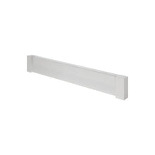4 Ft Replacement Cover for Electric Steel Baseboard Heater Easy Installation for Bedroom Replacing Old Cover White